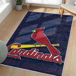 MLB St. Louis Cardinals Area Rug Non-Slip Baseball Carpet Home Decor Gift Idea For Fans SLC119
