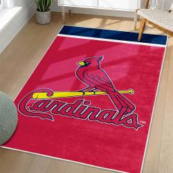 MLB St. Louis Cardinals Area Rug Non-Slip Baseball Carpet Home Decor Gift Idea For Fans SLC121