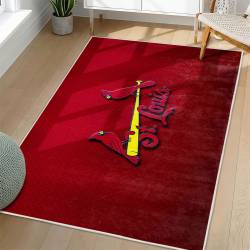 MLB St. Louis Cardinals Area Rug Non-Slip Baseball Carpet Home Decor Gift Idea For Fans SLC122