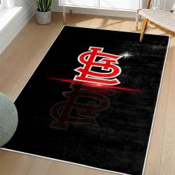 MLB St. Louis Cardinals Area Rug Non-Slip Baseball Carpet Home Decor Gift Idea For Fans SLC123