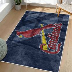 MLB St. Louis Cardinals Area Rug Non-Slip Baseball Carpet Home Decor Gift Idea For Fans SLC127