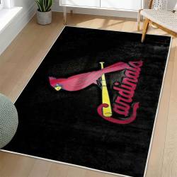 MLB St. Louis Cardinals Area Rug Non-Slip Baseball Carpet Home Decor Gift Idea For Fans SLC131