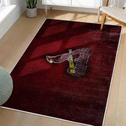 MLB St. Louis Cardinals Area Rug Non-Slip Baseball Carpet Home Decor Gift Idea For Fans SLC132
