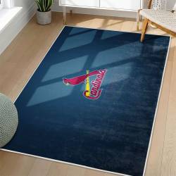 MLB St. Louis Cardinals Area Rug Non-Slip Baseball Carpet Home Decor Gift Idea For Fans SLC148