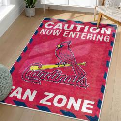 MLB St. Louis Cardinals Area Rug Non-Slip Baseball Carpet Home Decor Gift Idea For Fans SLC151