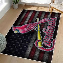 MLB St. Louis Cardinals Area Rug Non-Slip Baseball Carpet Home Decor Gift Idea For Fans SLC154
