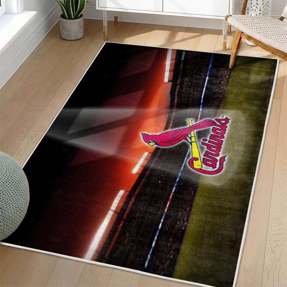 MLB St. Louis Cardinals Area Rug Non-Slip Baseball Carpet Home Decor Gift Idea For Fans SLC155