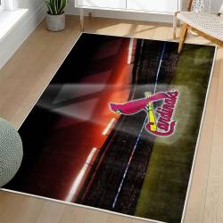 MLB St. Louis Cardinals Area Rug Non-Slip Baseball Carpet Home Decor Gift Idea For Fans SLC155