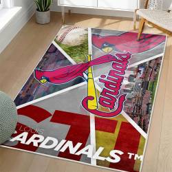 MLB St. Louis Cardinals Area Rug Non-Slip Baseball Carpet Home Decor Gift Idea For Fans SLC156