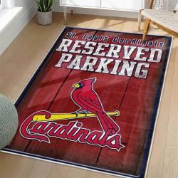 MLB St. Louis Cardinals Area Rug Non-Slip Baseball Carpet Home Decor Gift Idea For Fans SLC158