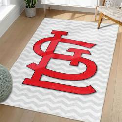 MLB St. Louis Cardinals Area Rug Non-Slip Baseball Carpet Home Decor Gift Idea For Fans SLC161