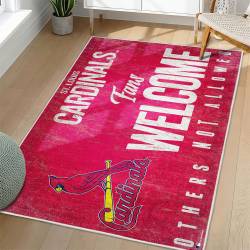 MLB St. Louis Cardinals Area Rug Non-Slip Baseball Carpet Home Decor Gift Idea For Fans SLC168