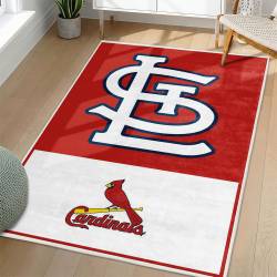 MLB St. Louis Cardinals Area Rug Non-Slip Baseball Carpet Home Decor Gift Idea For Fans SLC171