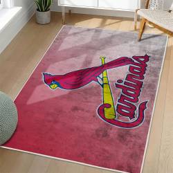 MLB St. Louis Cardinals Area Rug Non-Slip Baseball Carpet Home Decor Gift Idea For Fans SLC174