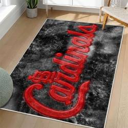MLB St. Louis Cardinals Area Rug Non-Slip Baseball Carpet Home Decor Gift Idea For Fans SLC178