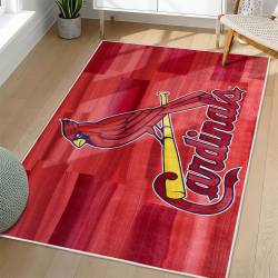 MLB St. Louis Cardinals Area Rug Non-Slip Baseball Carpet Home Decor Gift Idea For Fans SLC179