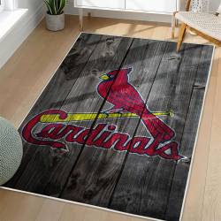MLB St. Louis Cardinals Area Rug Non-Slip Baseball Carpet Home Decor Gift Idea For Fans SLC182