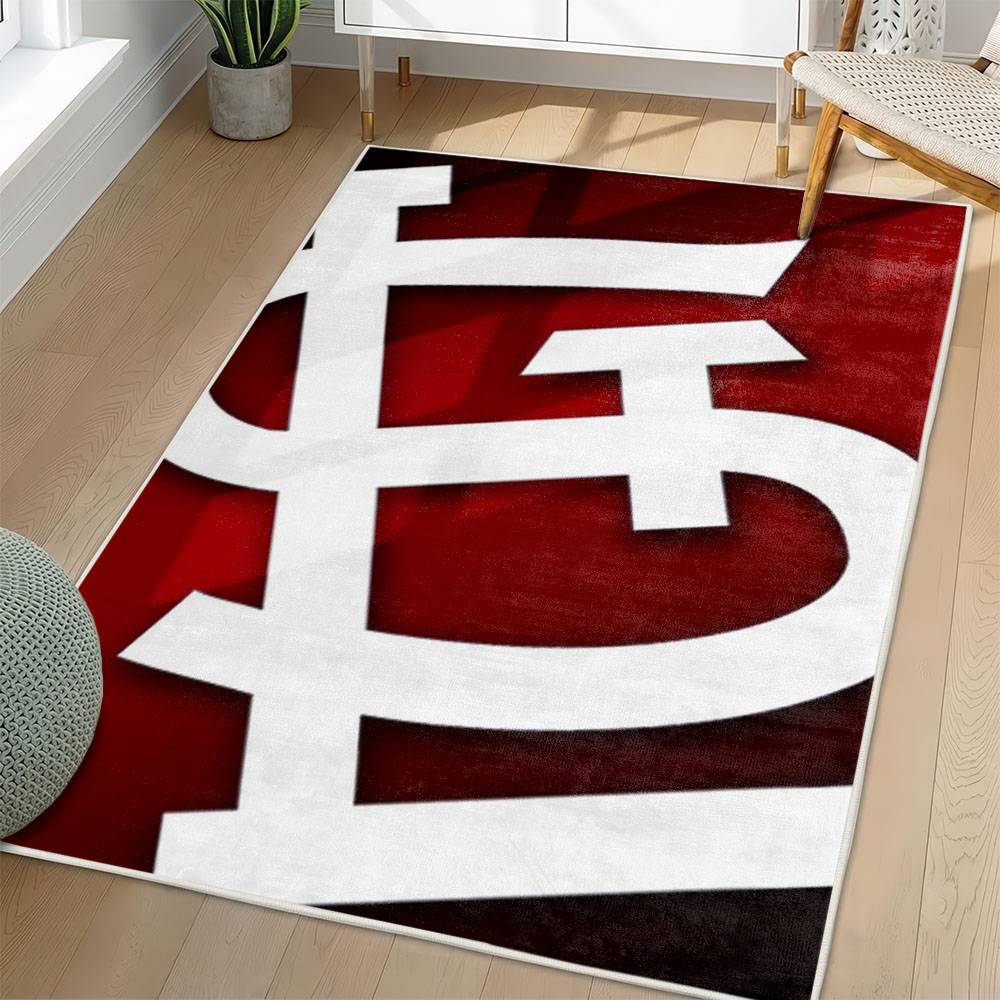 MLB St. Louis Cardinals Area Rug Non-Slip Baseball Carpet Home Decor Gift Idea For Fans SLC19