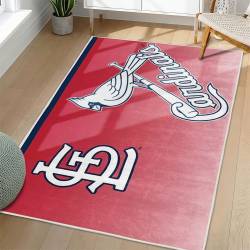 MLB St. Louis Cardinals Area Rug Non-Slip Baseball Carpet Home Decor Gift Idea For Fans SLC191