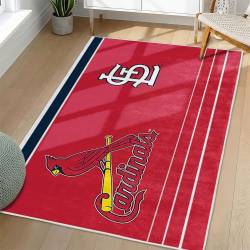 MLB St. Louis Cardinals Area Rug Non-Slip Baseball Carpet Home Decor Gift Idea For Fans SLC192