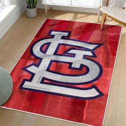 MLB St. Louis Cardinals Area Rug Non-Slip Baseball Carpet Home Decor Gift Idea For Fans SLC197