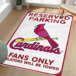 MLB St. Louis Cardinals Area Rug Non-Slip Baseball Carpet Home Decor Gift Idea For Fans SLC198