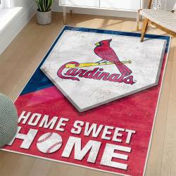 MLB St. Louis Cardinals Area Rug Non-Slip Baseball Carpet Home Decor Gift Idea For Fans SLC199