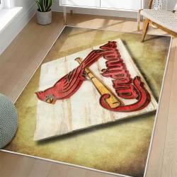 MLB St. Louis Cardinals Area Rug Non-Slip Baseball Carpet Home Decor Gift Idea For Fans SLC200