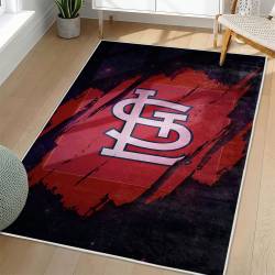 MLB St. Louis Cardinals Area Rug Non-Slip Baseball Carpet Home Decor Gift Idea For Fans SLC201