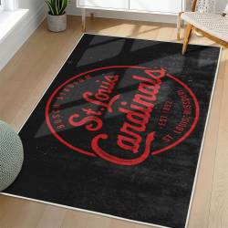 MLB St. Louis Cardinals Area Rug Non-Slip Baseball Carpet Home Decor Gift Idea For Fans SLC205