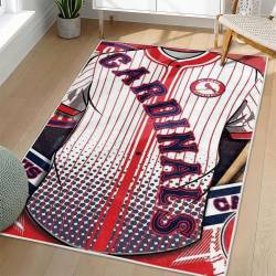 MLB St. Louis Cardinals Area Rug Non-Slip Baseball Carpet Home Decor Gift Idea For Fans SLC206