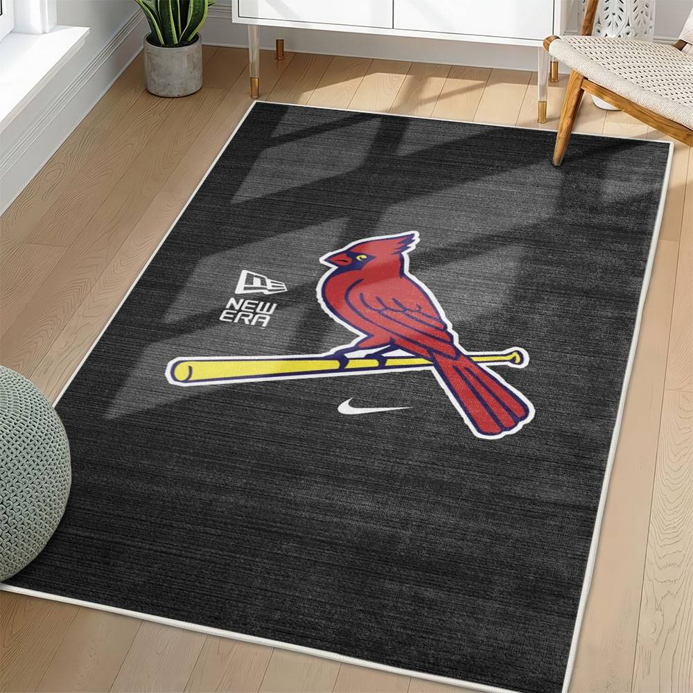 MLB St. Louis Cardinals Area Rug Non-Slip Baseball Carpet Home Decor Gift Idea For Fans SLC24