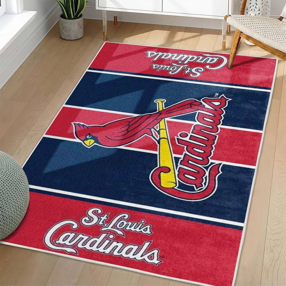 MLB St. Louis Cardinals Area Rug Non-Slip Baseball Carpet Home Decor Gift Idea For Fans SLC25
