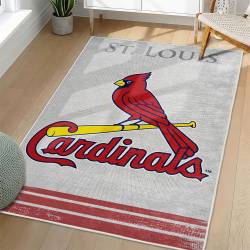 MLB St. Louis Cardinals Area Rug Non-Slip Baseball Carpet Home Decor Gift Idea For Fans SLC27