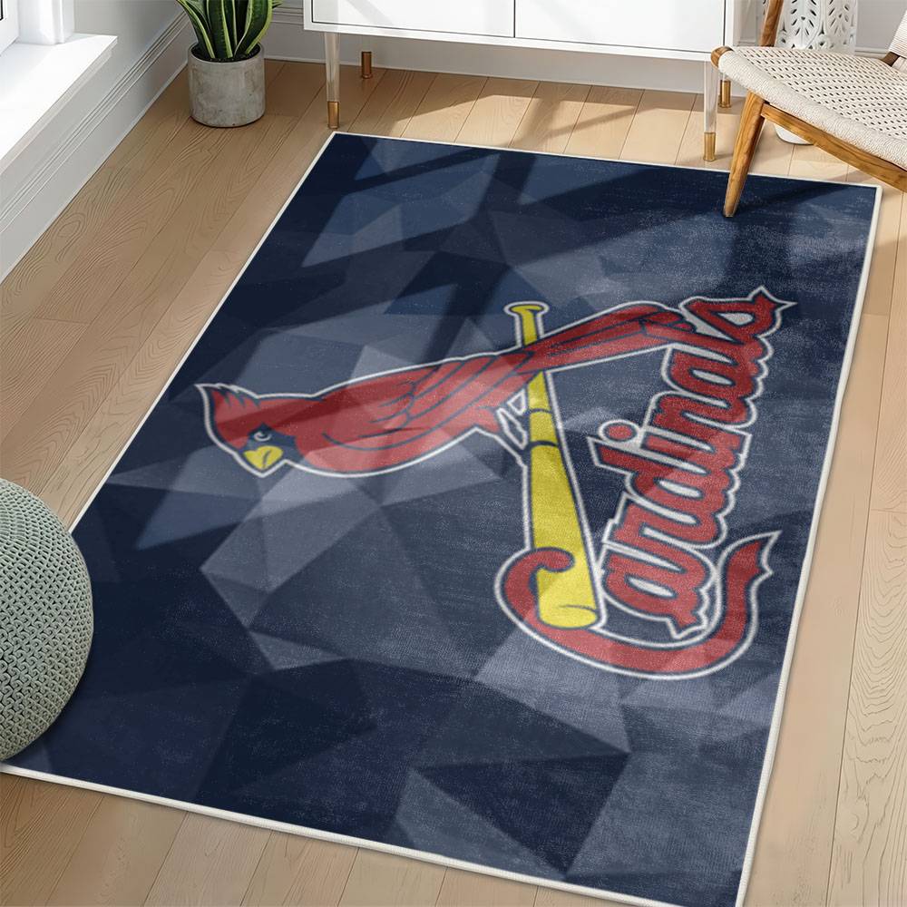 MLB St. Louis Cardinals Area Rug Non-Slip Baseball Carpet Home Decor Gift Idea For Fans SLC28