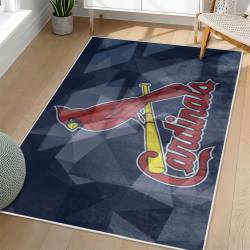 MLB St. Louis Cardinals Area Rug Non-Slip Baseball Carpet Home Decor Gift Idea For Fans SLC28