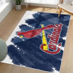 MLB St. Louis Cardinals Area Rug Non-Slip Baseball Carpet Home Decor Gift Idea For Fans SLC29