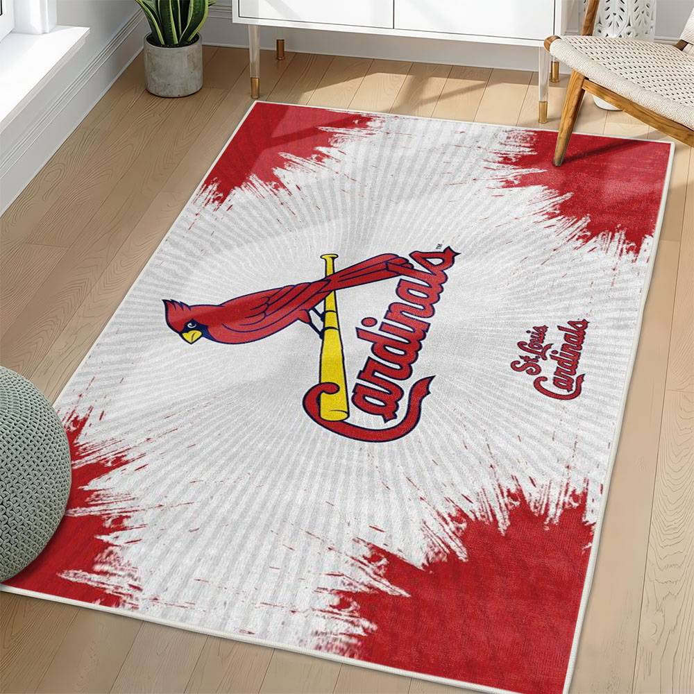 MLB St. Louis Cardinals Area Rug Non-Slip Baseball Carpet Home Decor Gift Idea For Fans SLC37