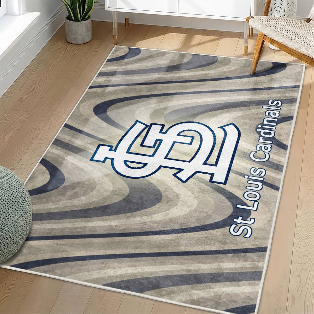 MLB St. Louis Cardinals Area Rug Non-Slip Baseball Carpet Home Decor Gift Idea For Fans SLC38