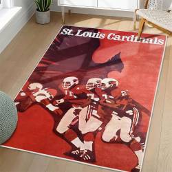 MLB St. Louis Cardinals Area Rug Non-Slip Baseball Carpet Home Decor Gift Idea For Fans SLC42