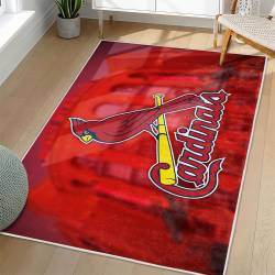 MLB St. Louis Cardinals Area Rug Non-Slip Baseball Carpet Home Decor Gift Idea For Fans SLC44