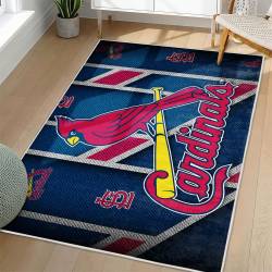 MLB St. Louis Cardinals Area Rug Non-Slip Baseball Carpet Home Decor Gift Idea For Fans SLC45