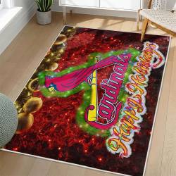 MLB St. Louis Cardinals Area Rug Non-Slip Baseball Carpet Home Decor Gift Idea For Fans SLC46