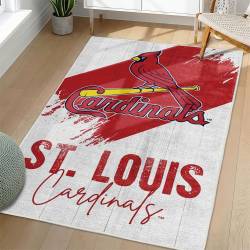 MLB St. Louis Cardinals Area Rug Non-Slip Baseball Carpet Home Decor Gift Idea For Fans SLC47