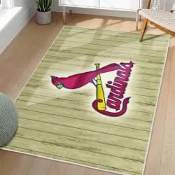 MLB St. Louis Cardinals Area Rug Non-Slip Baseball Carpet Home Decor Gift Idea For Fans SLC52