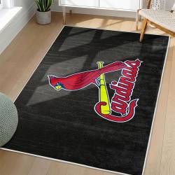 MLB St. Louis Cardinals Area Rug Non-Slip Baseball Carpet Home Decor Gift Idea For Fans SLC55
