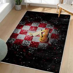 MLB St. Louis Cardinals Area Rug Non-Slip Baseball Carpet Home Decor Gift Idea For Fans SLC57