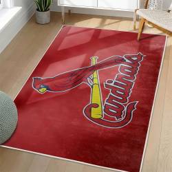 MLB St. Louis Cardinals Area Rug Non-Slip Baseball Carpet Home Decor Gift Idea For Fans SLC64