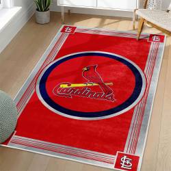 MLB St. Louis Cardinals Area Rug Non-Slip Baseball Carpet Home Decor Gift Idea For Fans SLC8