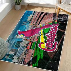 MLB St. Louis Cardinals Area Rug Non-Slip Baseball Carpet Home Decor Gift Idea For Fans SLC91